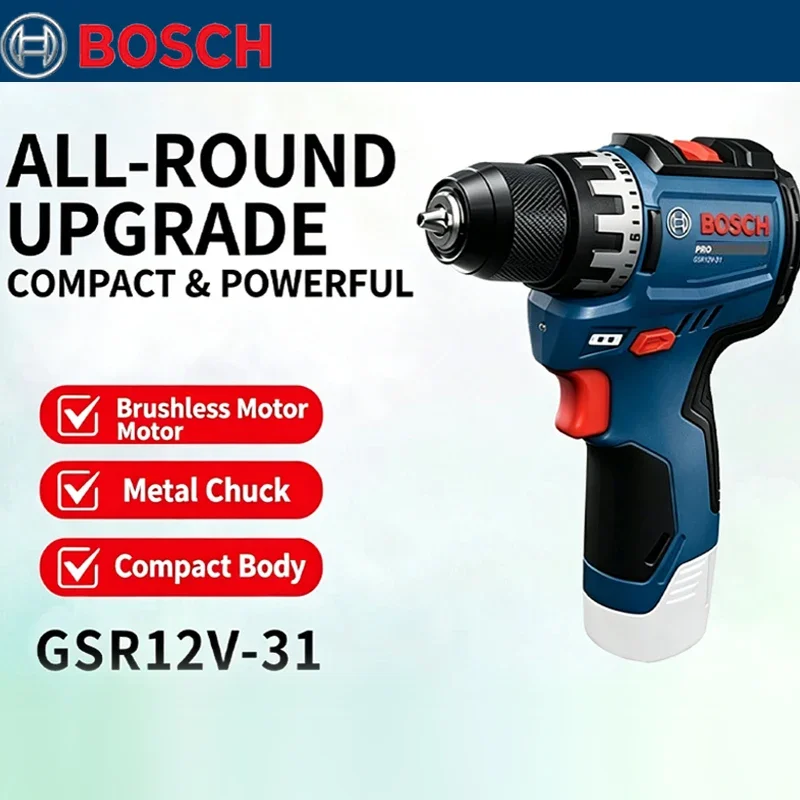 Torque Wrench - Бесщеточная электрическая дрель Bosch GSR 12V-31