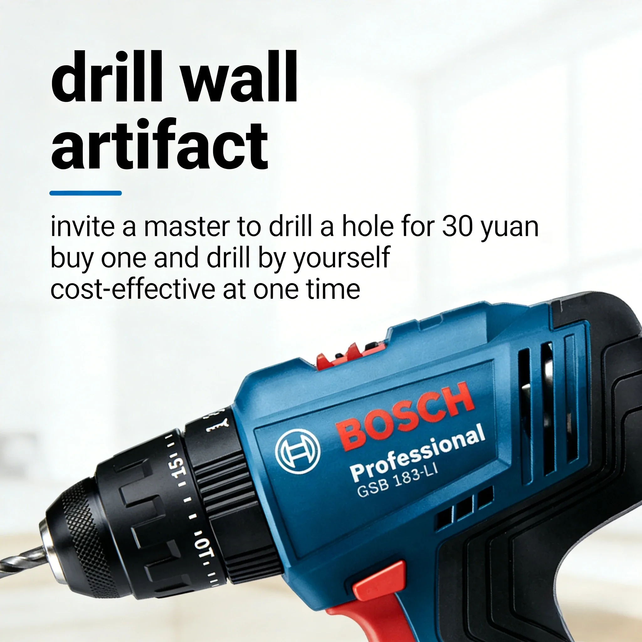 Torque Wrench - Bosch GSB183-LI 18В Аккумуляторная ударная дрель