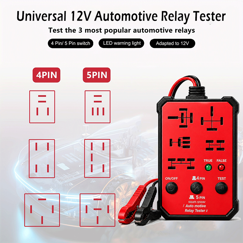 Car Diagnostic Tool - Новый универсальный тестер автомобильных реле 12В
