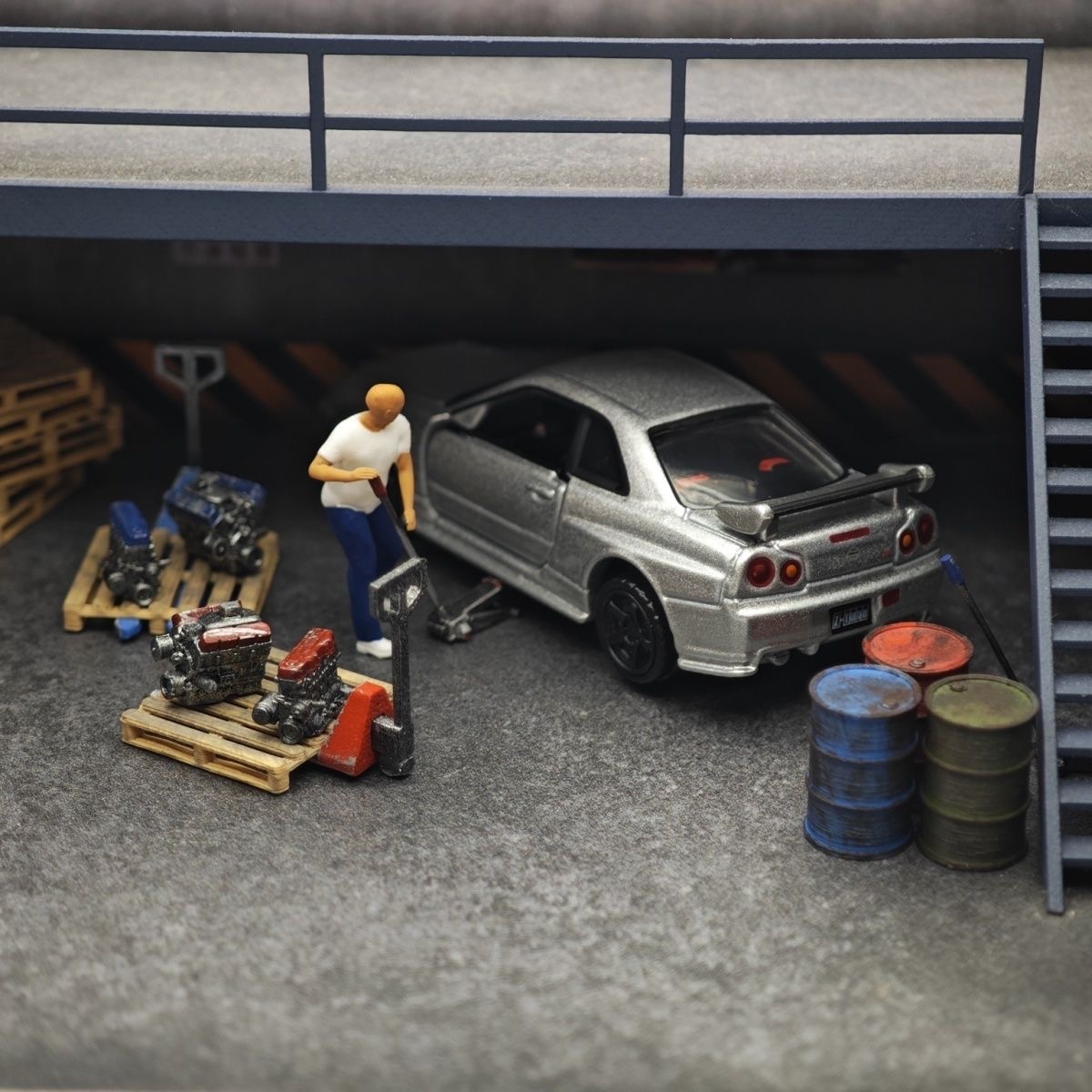 1:64 модель автомобиля ремонт  – обзор и цена Car Jack