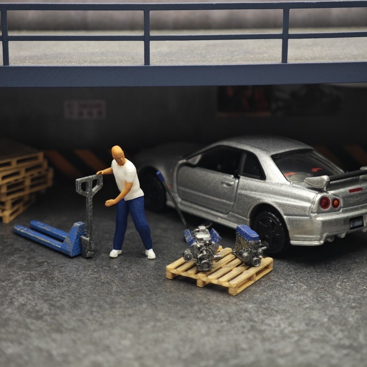1:64 модель автомобиля ремонт  – обзор и цена Car Jack