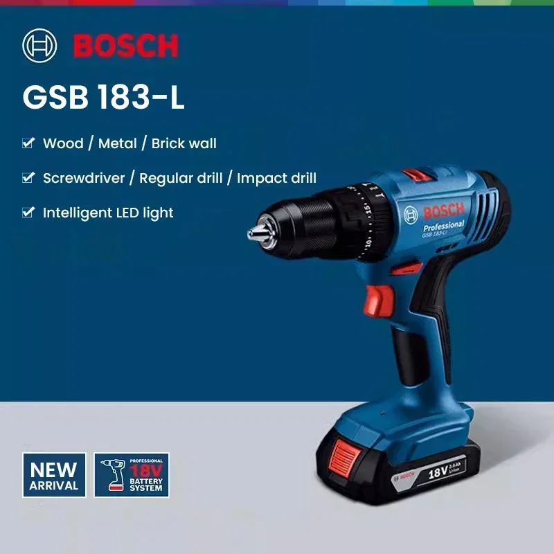 Bosch GSB183-LI 18В Аккумулято – обзор и цена Torque Wrench