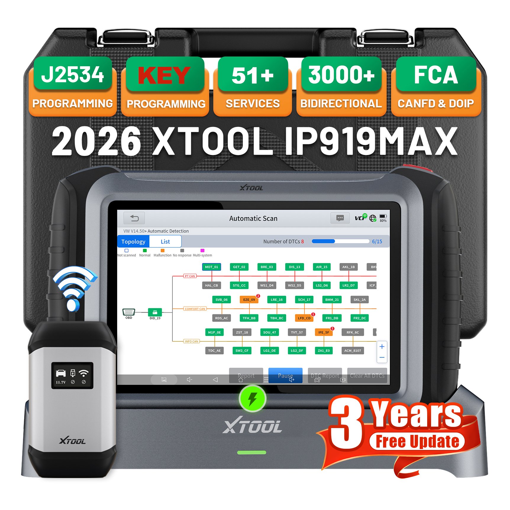 Диагностический сканер XTOOL I – обзор и цена Car Diagnostic Tool